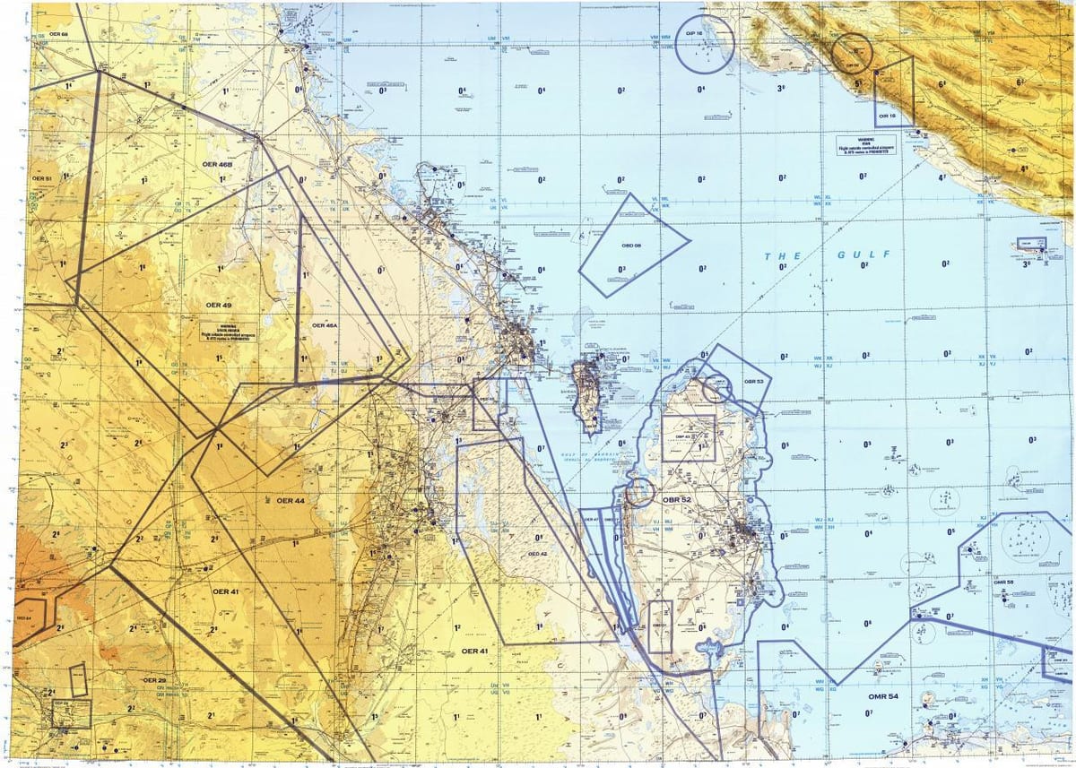 Harta qatar zona