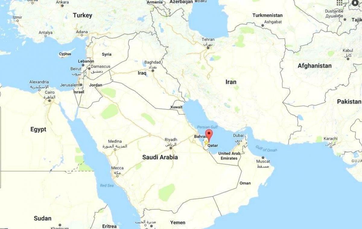 qatar harta lumii atlas