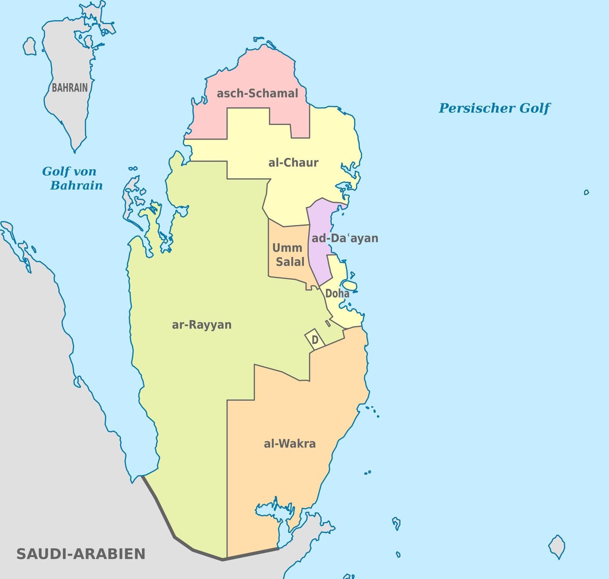 Harta qatar vector