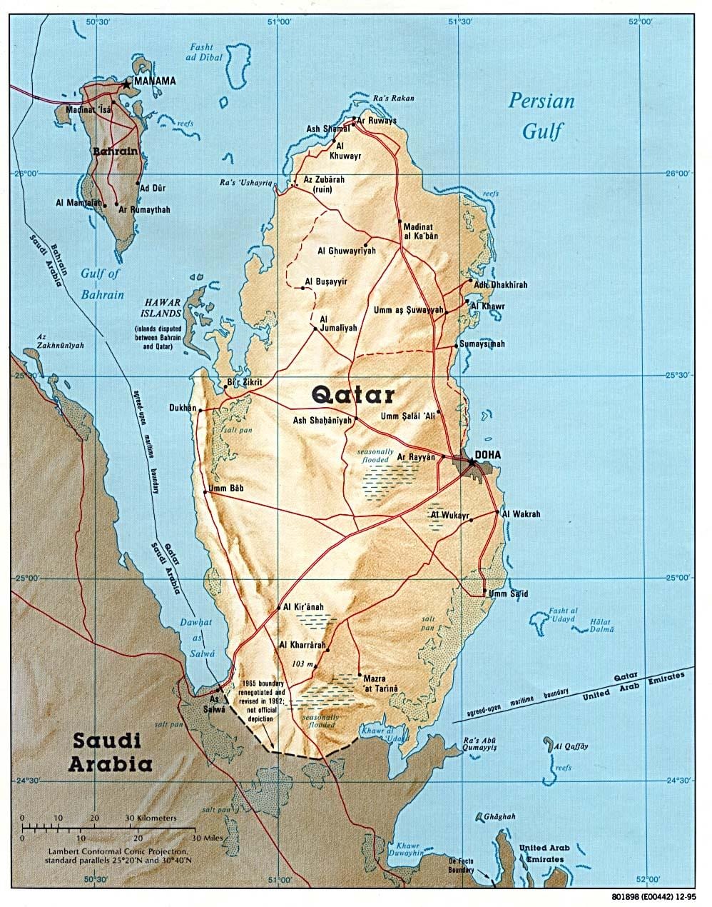 noua zonă industrială qatar hartă