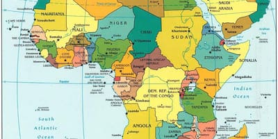 Harta qatar africa 