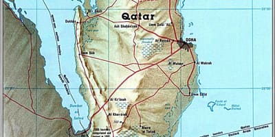 Harta fizic qatar