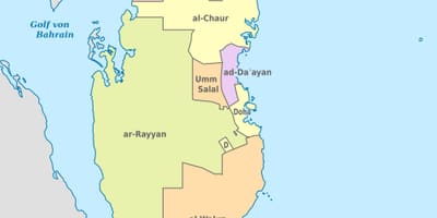 Harta qatar vector