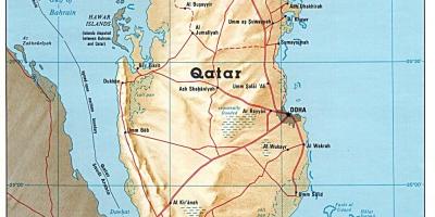 Qatar hartă completă