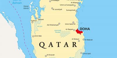 Qatar harta cu orase